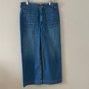 Maeve Colette High rise crop Denim Jeans